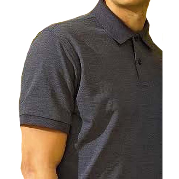 Asquith & Fox Herr Short Sleeve Performance Blend Polo Shirt 5X Charcoal 5XL