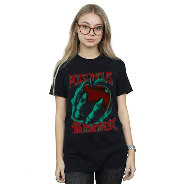 Disney Dam/Damer Ond Queen Giftig Bomull Pojkvän T-Sh Black 4XL