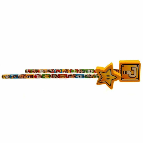 Super Mario Färgblock Pennskrin (2-pack) En Storlek Flerfärgad Multicoloured One Size