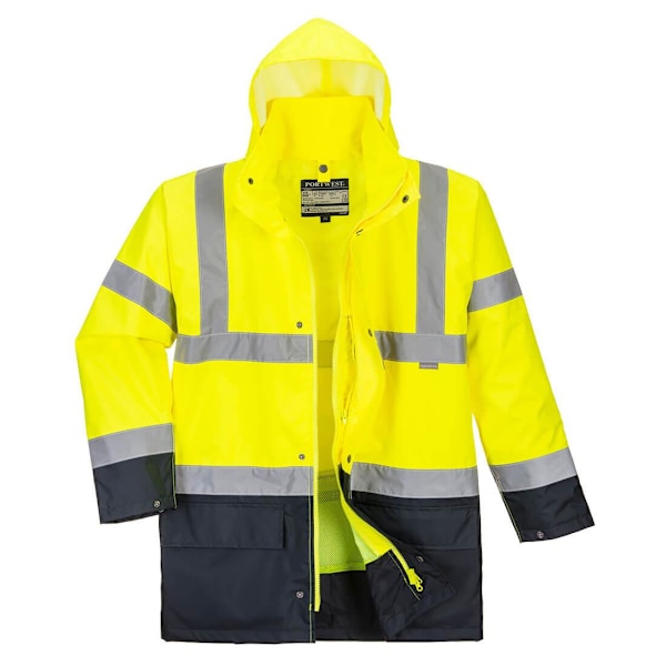 Portwest Herr Essential 5 i 1 Hi-Vis Jacka L Gul/Svart Yellow/Black L