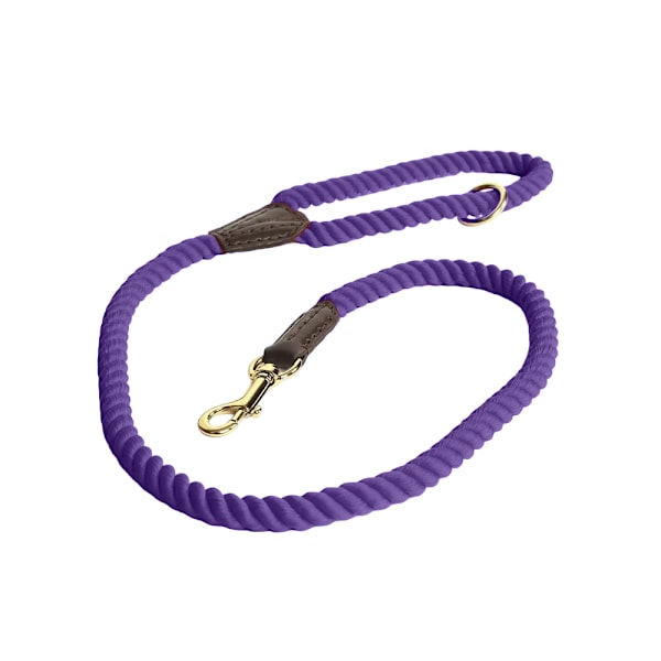 Digby & Fox Tvinnad Hundkoppel En Storlek Lila Purple One Size