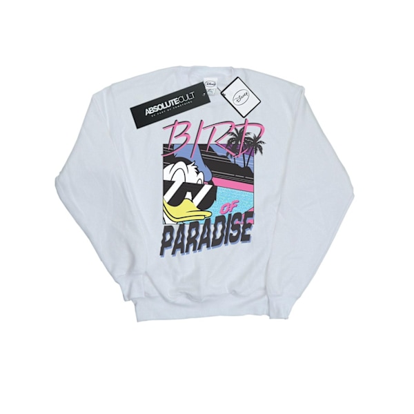 Disney Dam/Kvinnor Kalle Anka Paradise Sweatshirt XL White XL