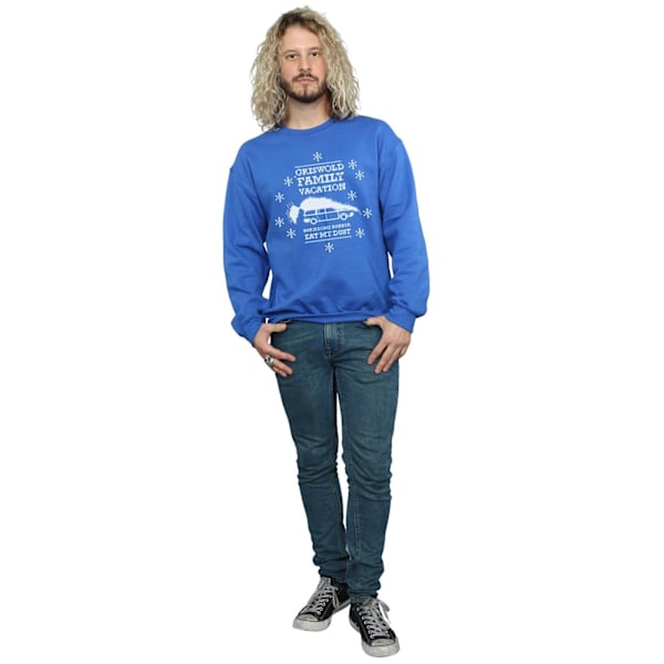 National Lampoon's Christmas Vacation Herr Eat My Dust Sweatshirt Royal Blue S