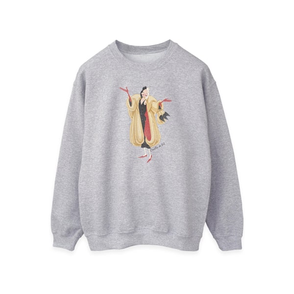 101 Dalmatiner Dam/Damer Klassisk Cruella De Vil Heather Swe Grey L