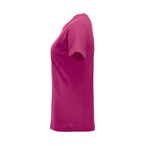 Clique Dam/Kvinnor Nya Klassiska T-Shirt L Bright Cerise Bright Cerise L
