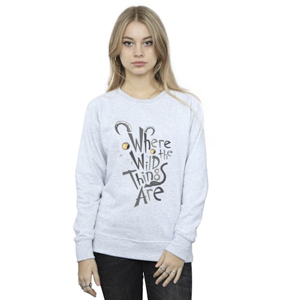 Where The Wild Things Are Dam/Damer Sweatshirt L Sports Grå Sports Grey L