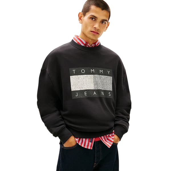Tommy Jeans Herr Monokrom Tröja S Svart Black S