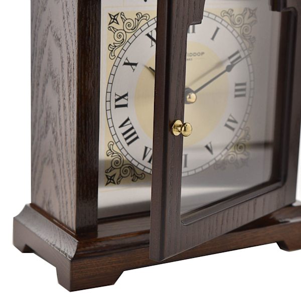 Wm.Widdop Broken Arch Trä Mantel Klocka 24cm One Size Valnöt Walnut One Size