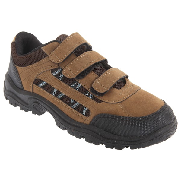 Dek Ascend Triple Touch Fastening Trek Hiking Trail Shoes för män Khaki/Brown 9 UK