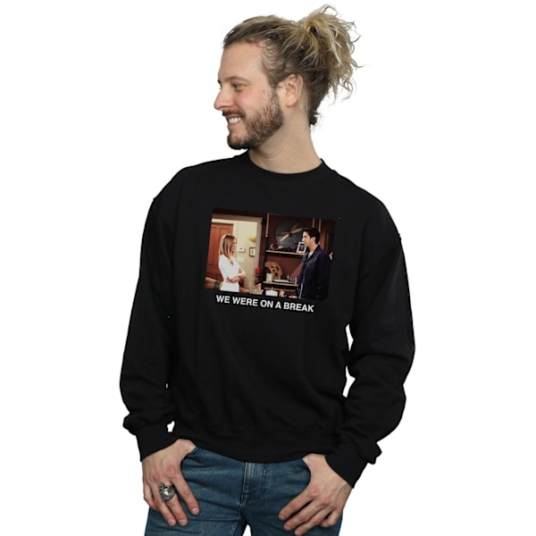 Friends Mens We Were On A Break Foto Sweatshirt XL Svart Black XL