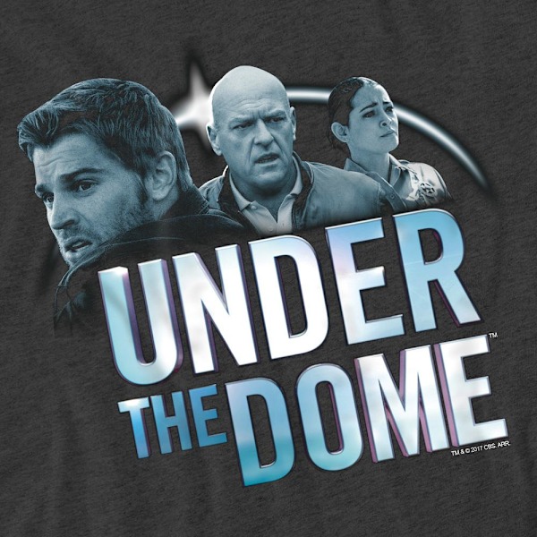 Under the Dome Unisex Vuxen Karaktärs-T-shirt XL Kolgrå Charcoal XL