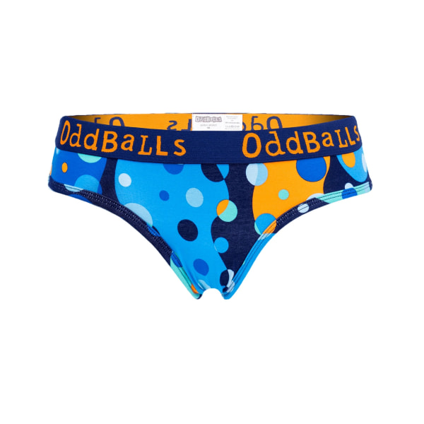 OddBalls Dam/Kvinnors Space Balls Kalsonger 16 UK Blå/Gul Blue/Yellow 16 UK