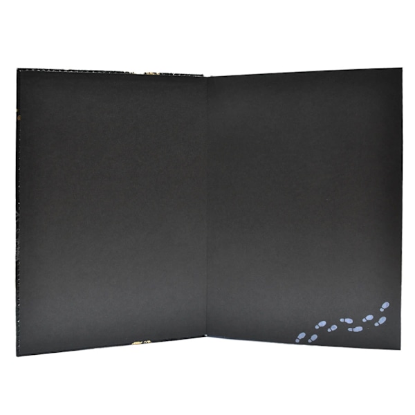 Harry Potter Marauders Map Pocket Notebook 21cm x 14.5cm Svart/ Black/Grey/Gold 21cm x 14.5cm