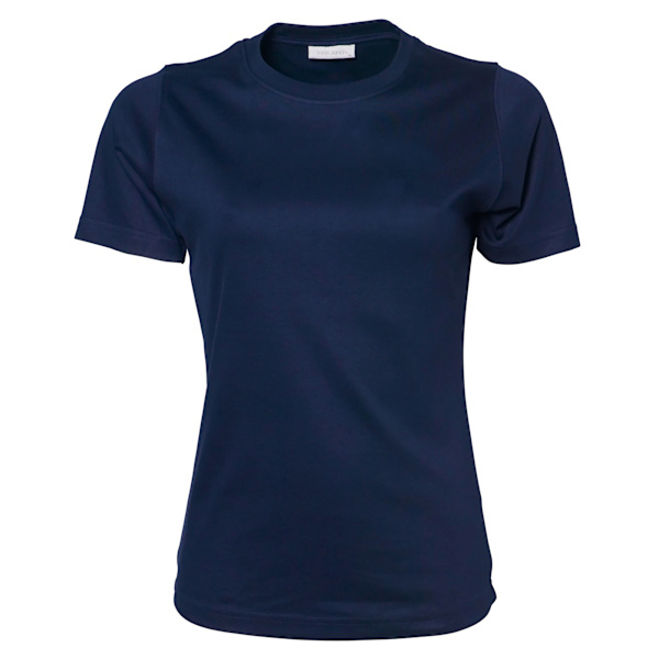 Tee Jays Dam/Dam Interlock Kortärmad T-shirt 3XL Marinblå Navy Blue 3XL