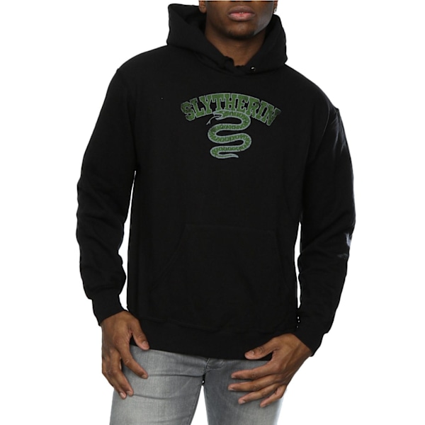 Harry Potter Herr Slytherin Sport Emblem Hoodie M Svart Black M