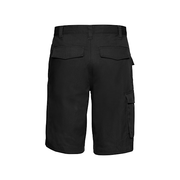 Russell Herr Shorts i Polycotton Twill 42R Svart Black 42R