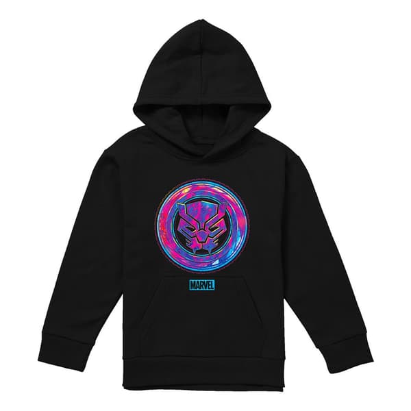Black Panther Barn/Barn Cyber Pull Over Hoodie 5-6 År B Black 5-6 Years