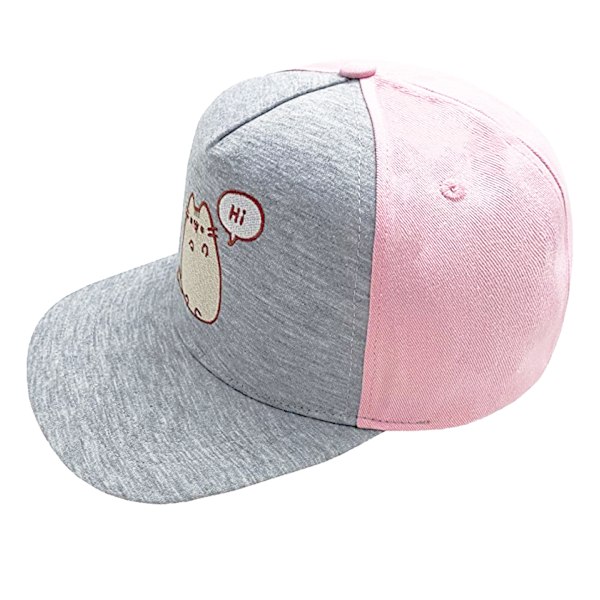Pusheen Hi Snapback Cap One Size Grå Grey One Size
