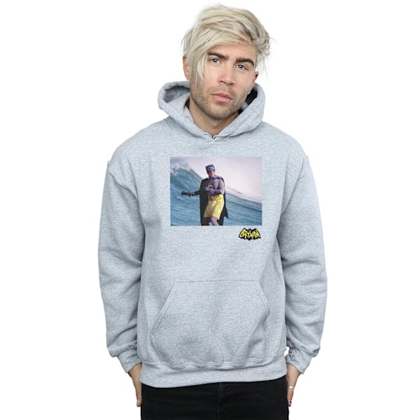 DC Comics Herr Batman TV-serie Surfing Logo Hoodie XL Sports G Sports Grey XL