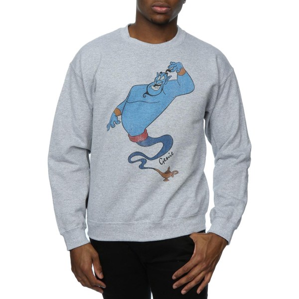 Aladdin Herr Klassisk Genie Heather Sweatshirt L Heather Grey Heather Grey L