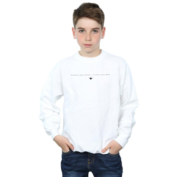 Disney Pojkar Aladdin Cosmic Wardrobe Sweatshirt 9-11 År Vit White 9-11 Years