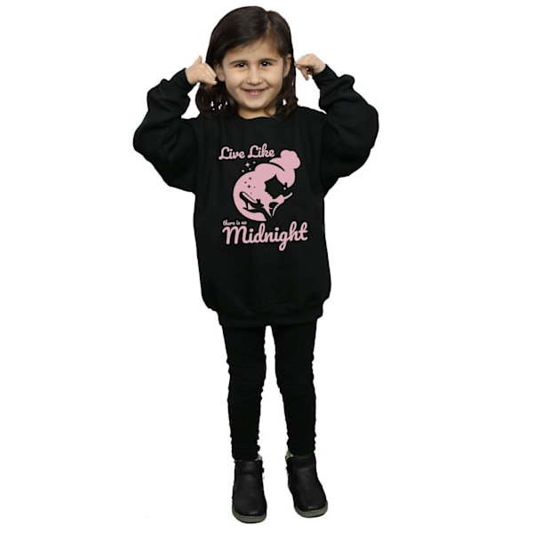 Disney Princess Girls Cinderella No Midnight Sweatshirt 12-13 Y Black 12-13 Years