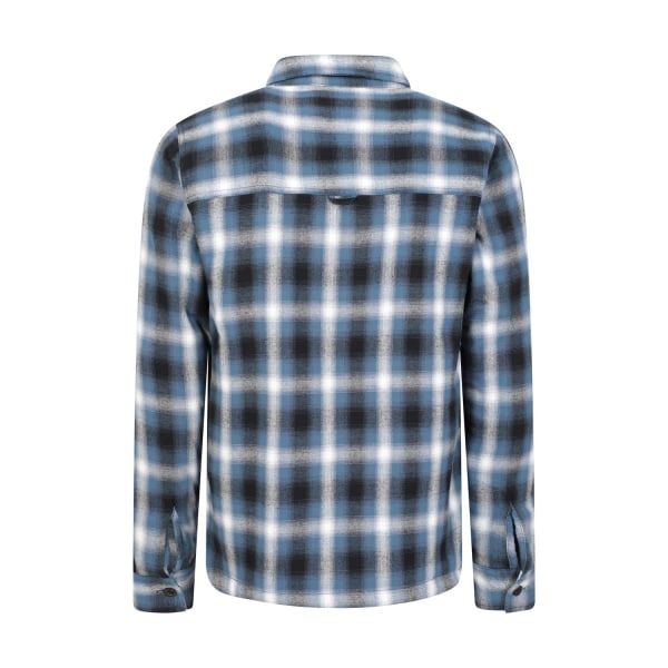 Mountain Warehouse Mens Stream II Flannel Lined Shirt XS Charco Charcoal XS