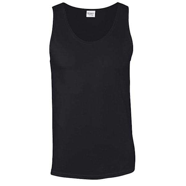 Gildan Softstyle enfärgad tank top XL svart Black XL