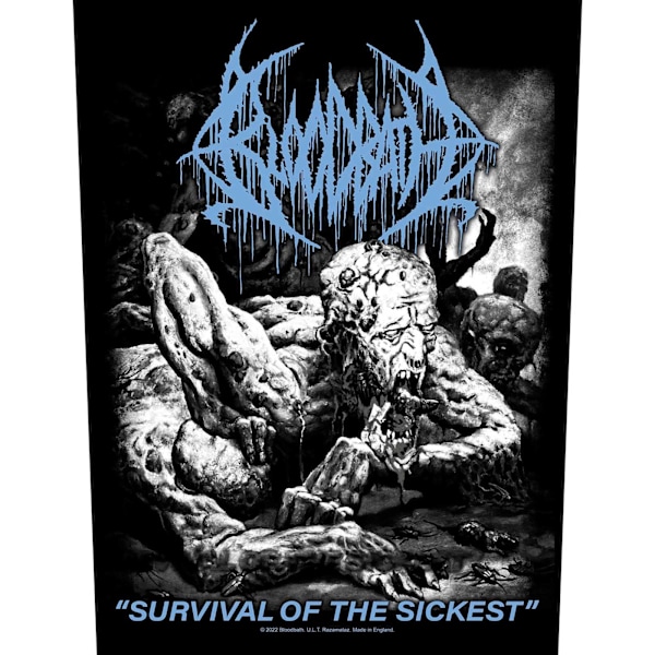 Bloodbath Survival Of The Sickest Patch One Size Svart/Vit/Blå Black/White/Blue One Size