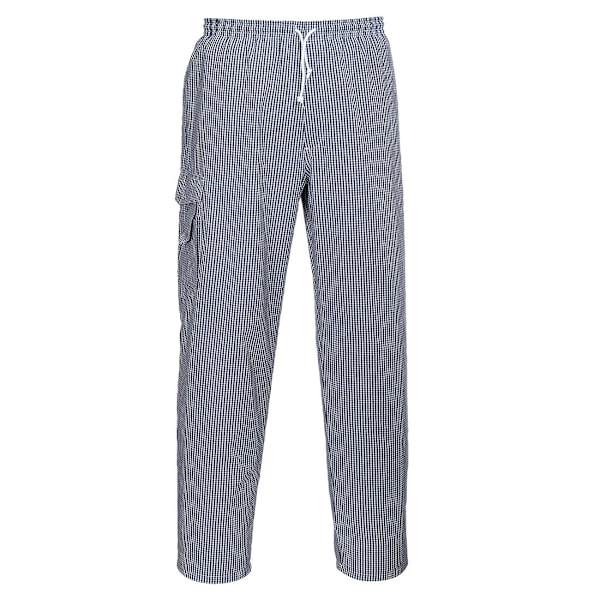 Portwest Unisex Adult Chester Rutig Kockbyxa XXL R Blå Blue XXL R