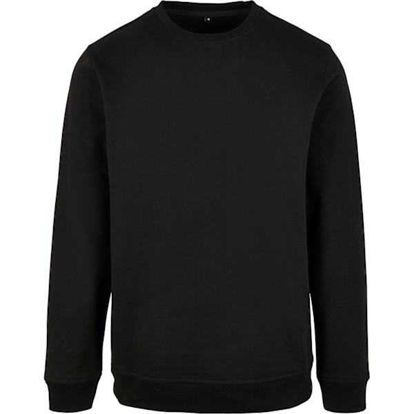 Bygg ditt varumärke Herr Basic Crew Neck Sweatshirt XL Svart Black XL