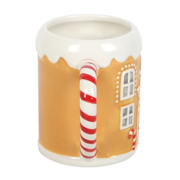 Something Different Pepparkakshus Mugg One Size Gul/Röd/Vit Yellow/Red/White One Size