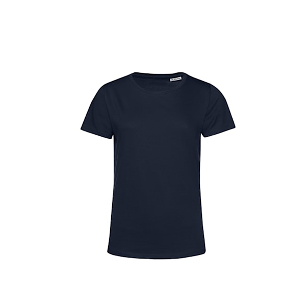 B&C Dam/Kvinnor E150 Organisk Kortärmad T-shirt S Marinblå Navy S