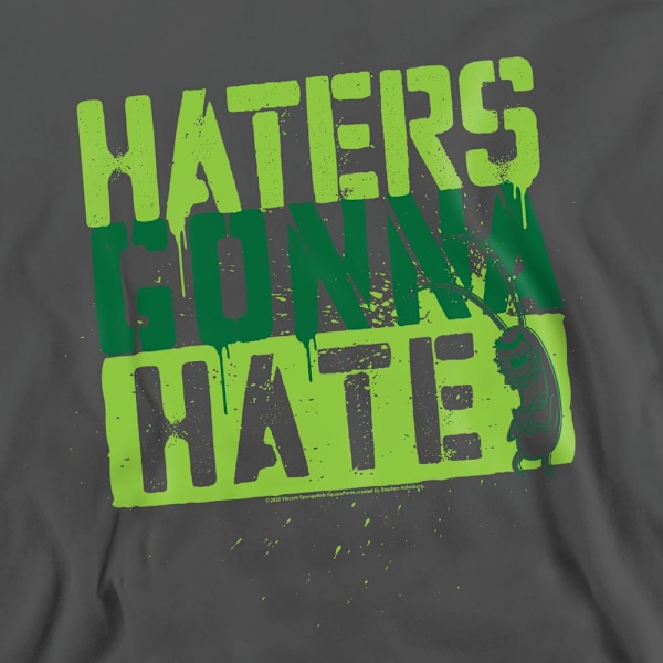 SvampBob Fyrkant Unisex Vuxen Haters Gonna Hate Sweatshirt Charcoal M