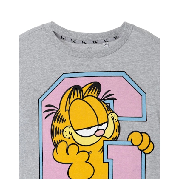 Garfield Mens Collegiate Marl T-Shirt L Grå Grey L