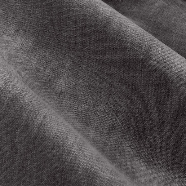 Yard Chenille Velvet Öglett Gardiner 168cm x 183cm Charcoal Charcoal 168cm x 183cm