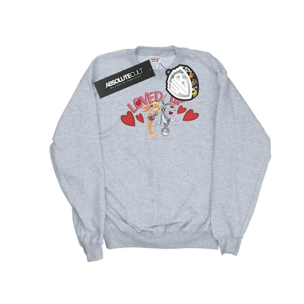 Looney Tunes Herr Bugs Bunny Och Lola Alla Hjärtans Dag Kärlekströja Sports Grey S