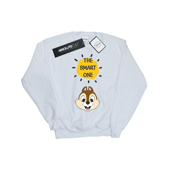 Disney Boys Chip N Dale The Smart One Sweatshirt 9-11 år Vit White 9-11 Years