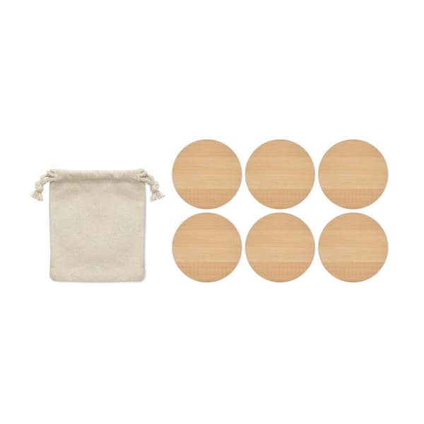 MidOcean Bayin Bambuunderlägg (6-pack) One Size Trä Wood One Size