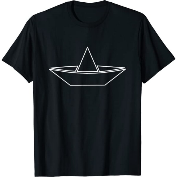 It Herr Paper Boat T-Shirt M Svart Black M