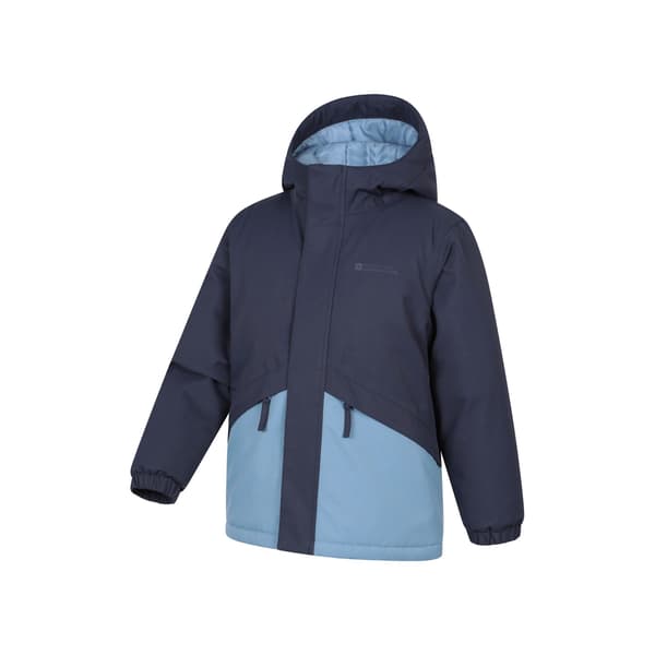 Mountain Warehouse Cyclone Vattentät Vadderad Jacka för Barn/Ungdom Navy 5-6 Years