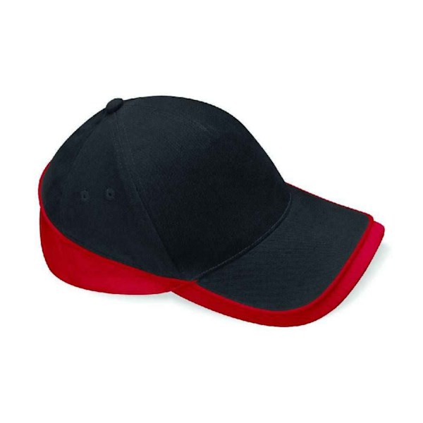 Beechfield Teamwear Competition Cap One Size Svart/Klassisk Röd Black/Classic Red One Size