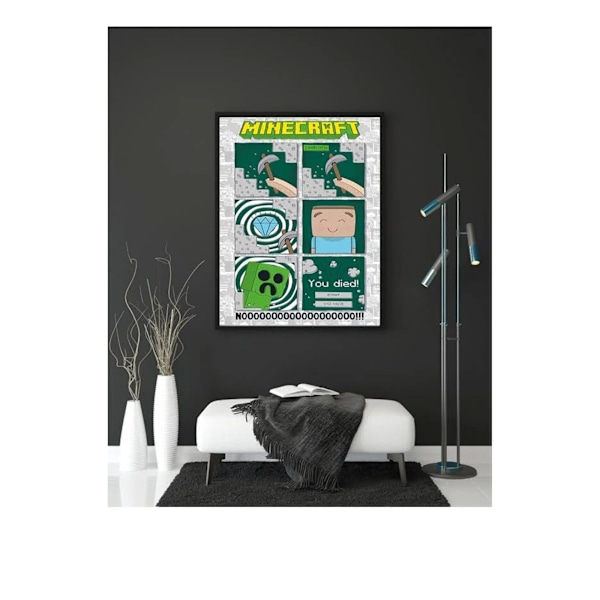 Minecraft Poster 91cm x 61cm Multifärgad Multicoloured 91cm x 61cm