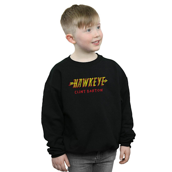 Marvel Boys Hawkeye AKA Clint Barton Sweatshirt 7-8 år Svart Black 7-8 Years