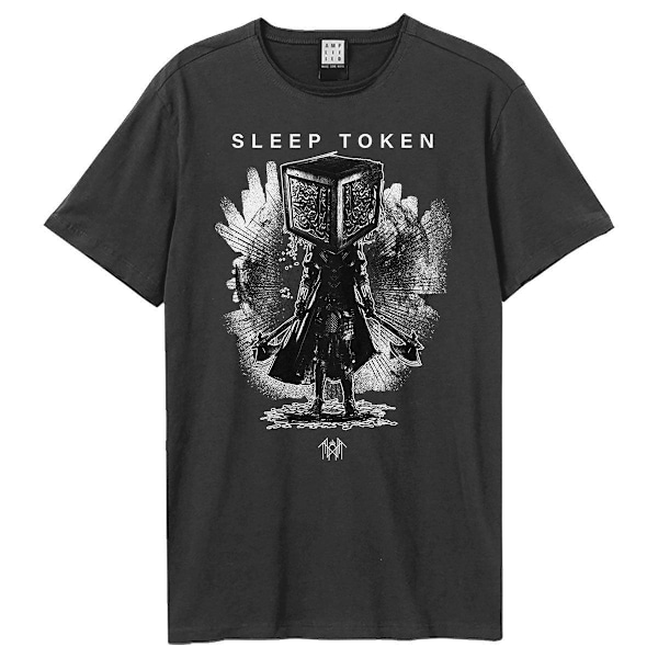 Amplified Unisex Adult Axe Samarui Sleep Token T-Shirt M Charco Charcoal M