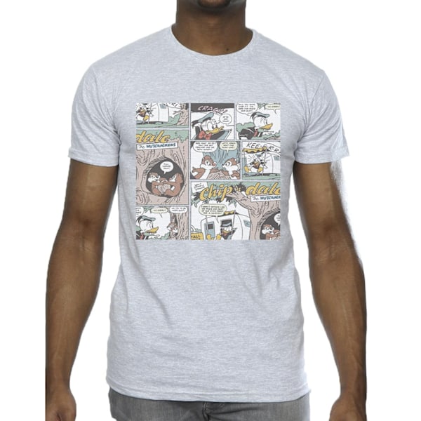 Disney Chip ´n Dale Comic T-shirt M Sports Grey för män Sports Grey M