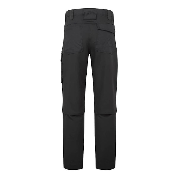 Portwest Unisex Vuxen DX4 Arbetsbyxor 40R Helt Svart All Black 40R