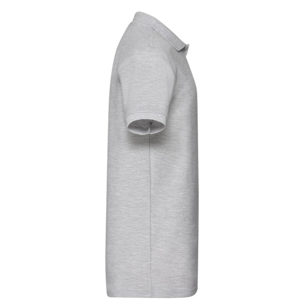 Fruit of the Loom Herr Poloshirt i tungvikt, M, Heather Grey Heather Grey M