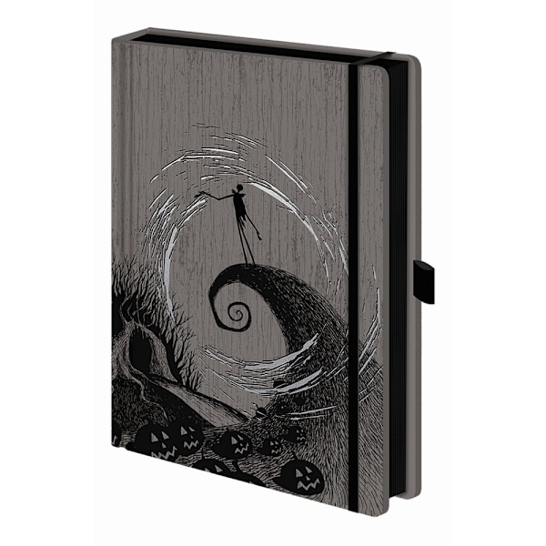 Nightmare Before Christmas Moonlight Madness A5 Notebook A5 Grå/Svart Grey/Black A5