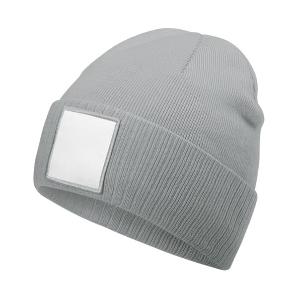 Beechfield Appliqué Patch Mössa One Size Askgrå/Vit Ash/White One Size